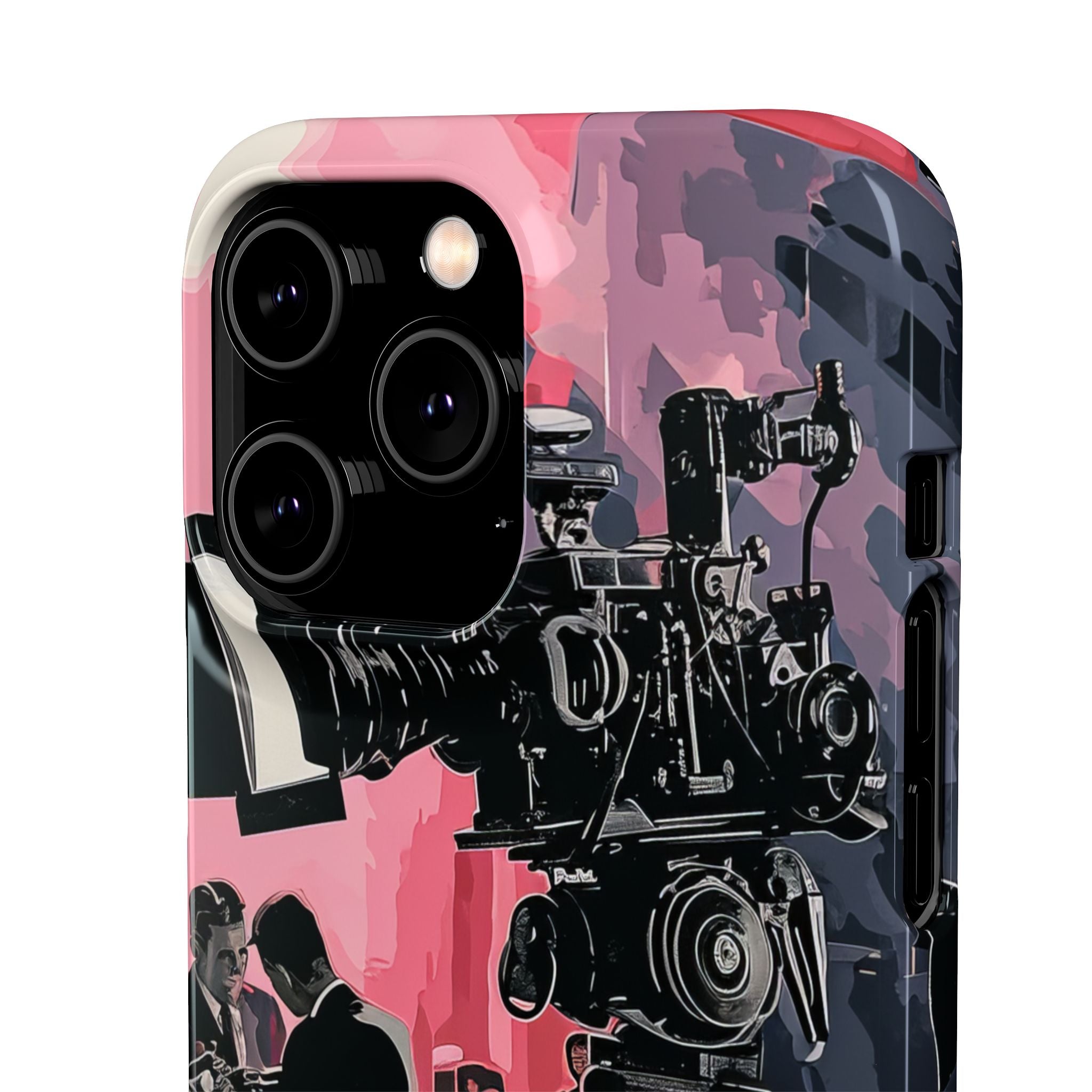 Retro Cinematic Spotlight iPhone 14 - Slim Phone Case