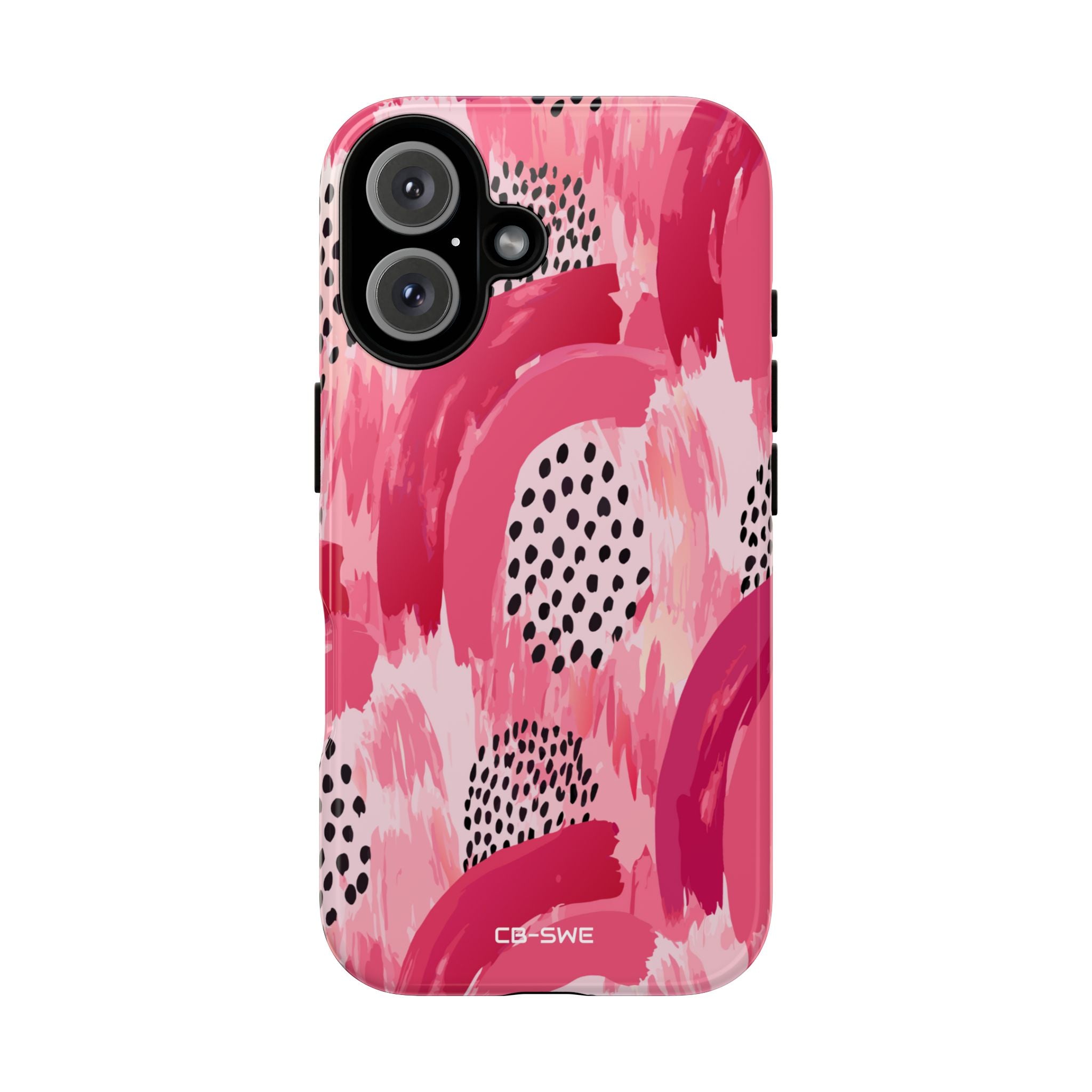 Vibrant Brushwork Dance - iPhone Case