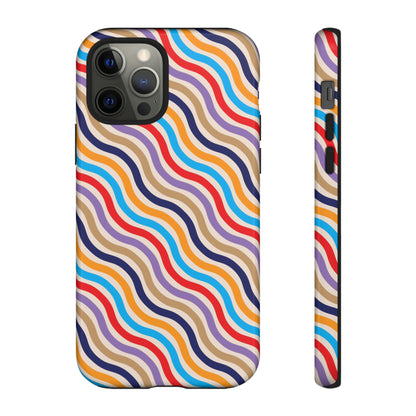 Thin wave Line - Protective Phone Case