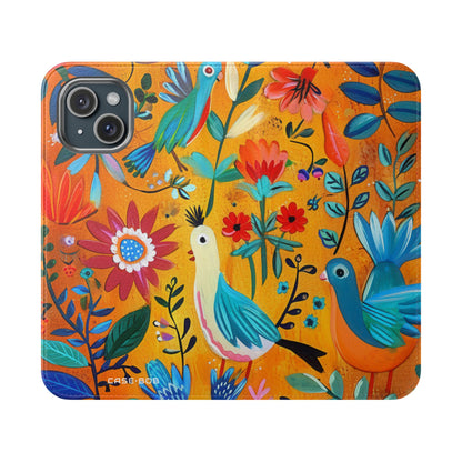 Bluebird Bloom - iPhone 15 Case - Wallet