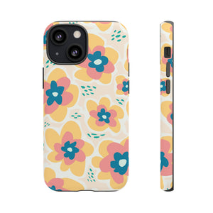 Yellow Happy Flower - Protective Phone Case