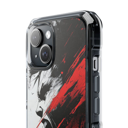 Shouting Profile Crimson iPhone 15 Case - Impact
