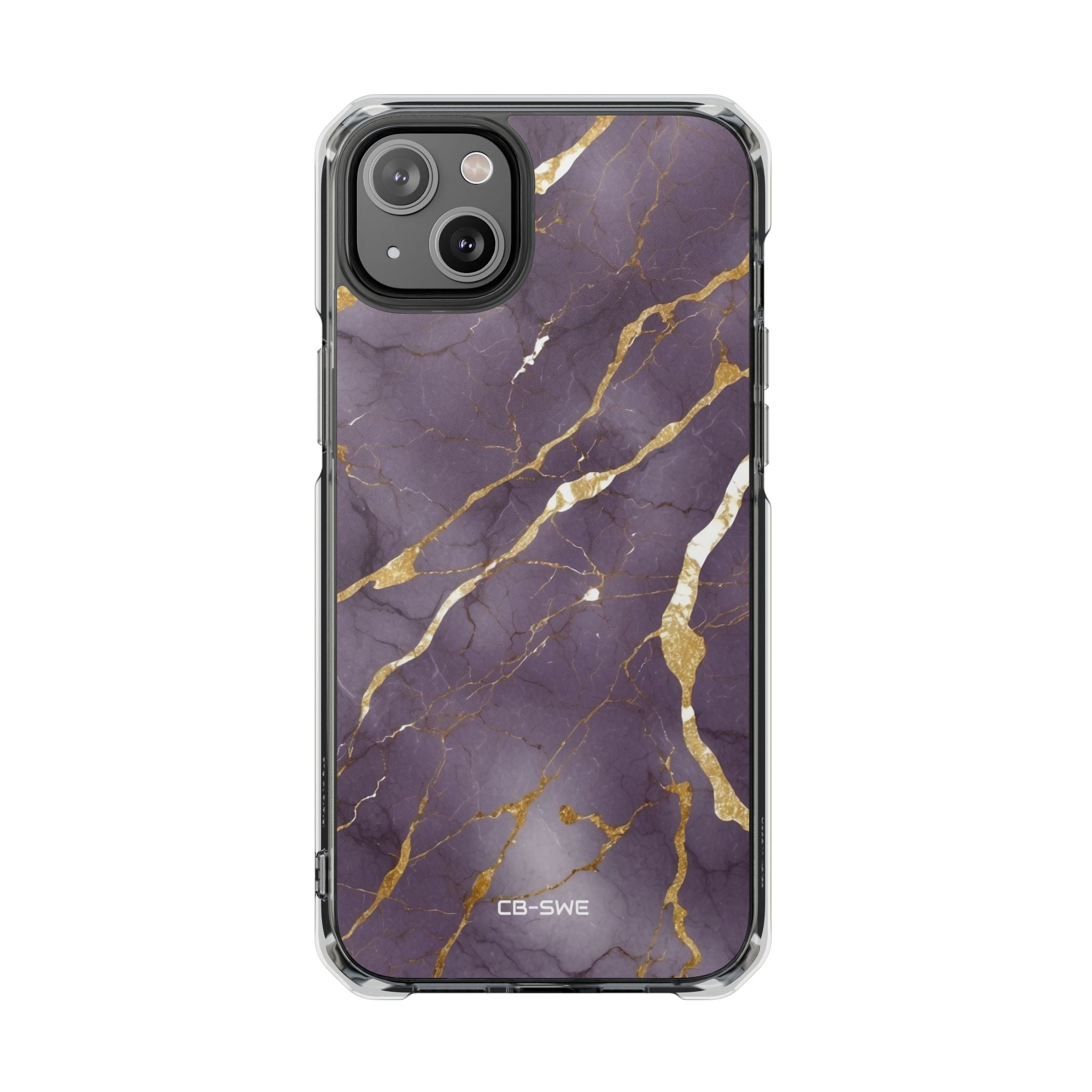 Golden Veins Flowing iPhone Case - Impact
