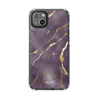 Golden Veins Flowing iPhone Case - Impact