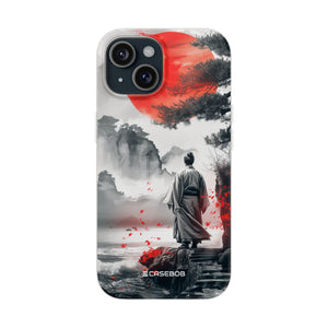 Serene Samurai Sunrise | Flexible Phone Case for iPhone