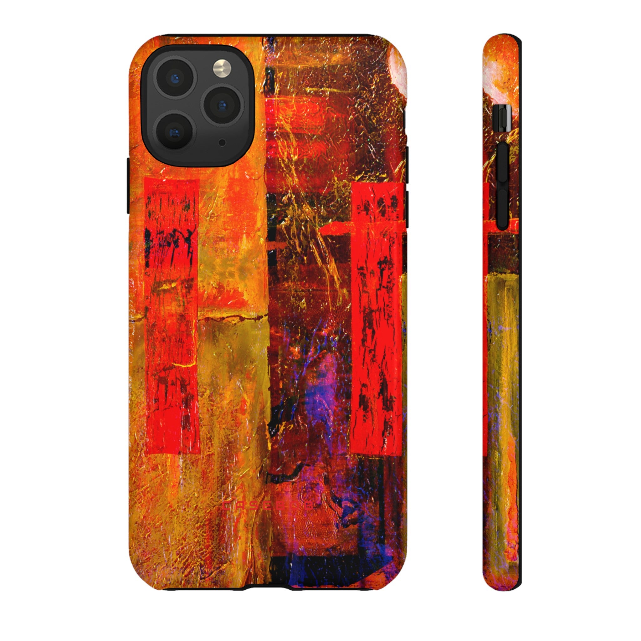 Red Oil Painting - Protective Phone Case