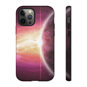 Purple Planets in Space - Protective Phone Case