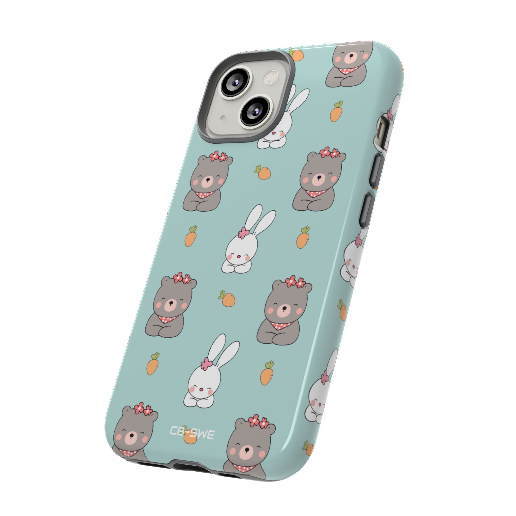 Bunnies Gather Carrots - iPhone Case