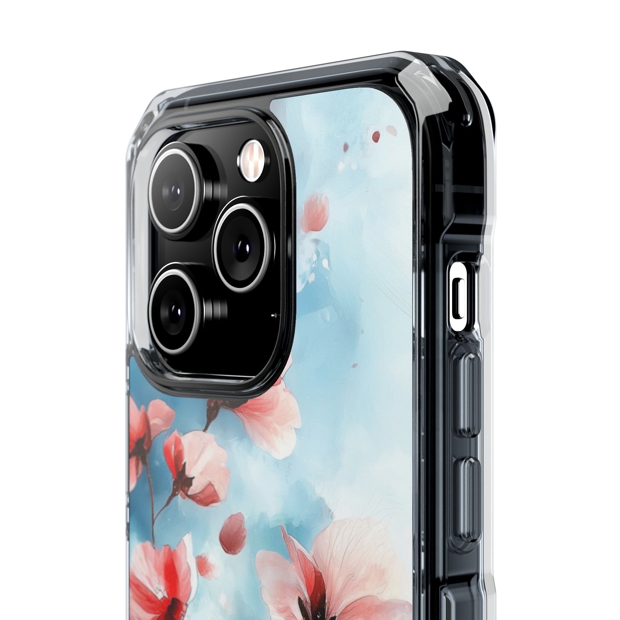 Pink Blossom Drift iPhone 14 Pro Case - Impact