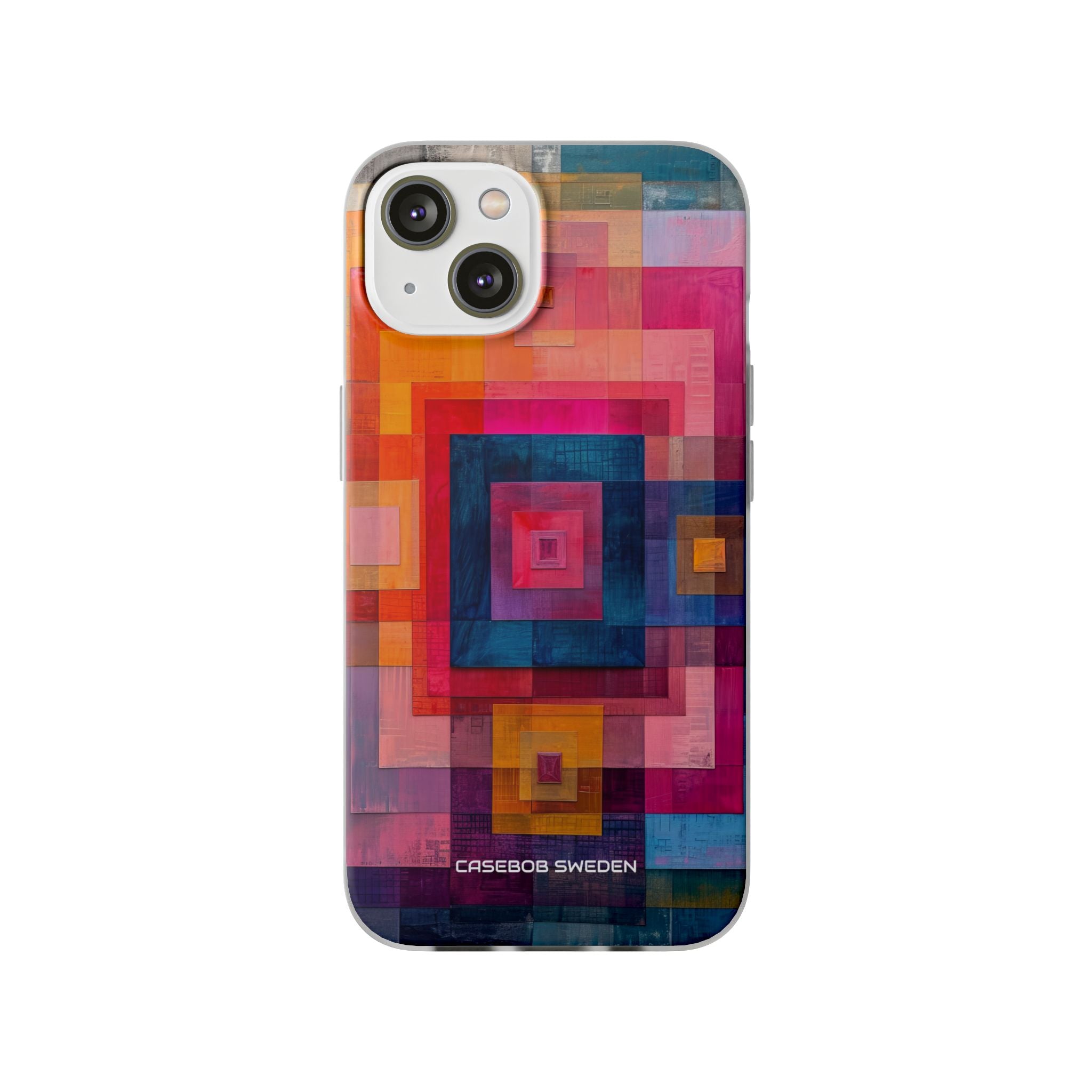 Vibrant Geometry - Flexi iPhone 14 Phone Case