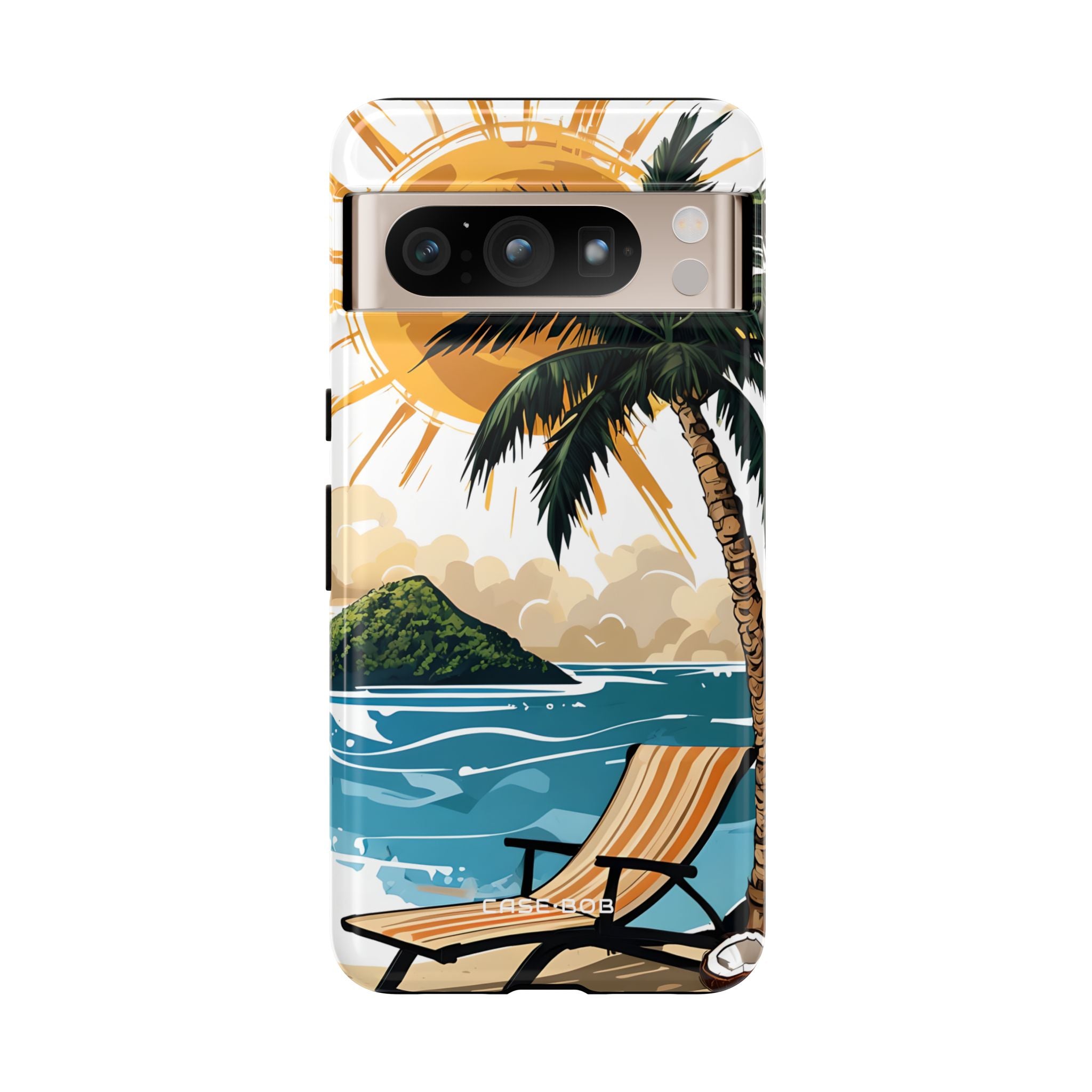 Sunny Palm Breeze Google Pixel 8 Pro Case - Tough