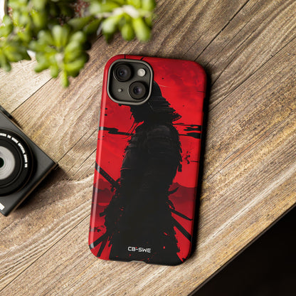 Red Samurai Shadow - iPhone Case