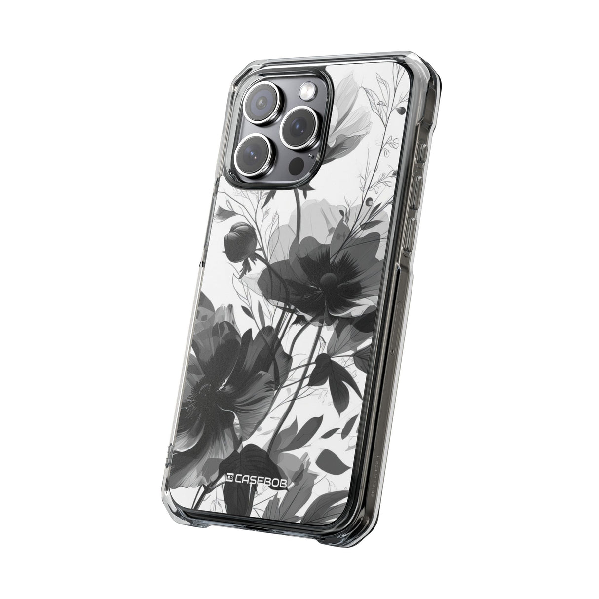 Botanical Elegance – Handyhülle für iPhone (Clear Impact – Magnetisch)