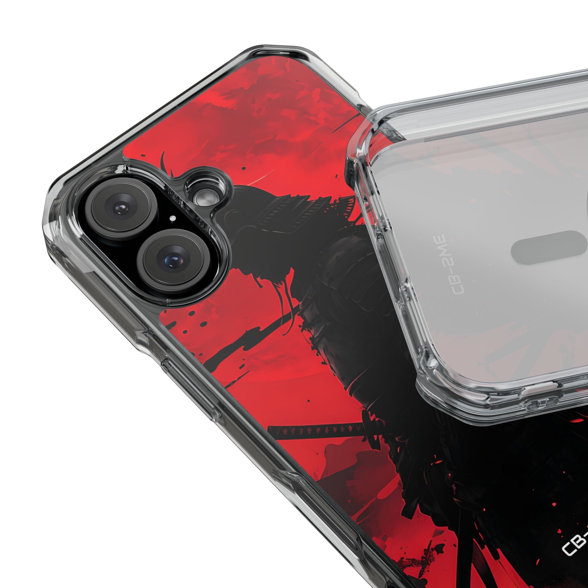 Red Samurai Shadow iPhone Case - Impact