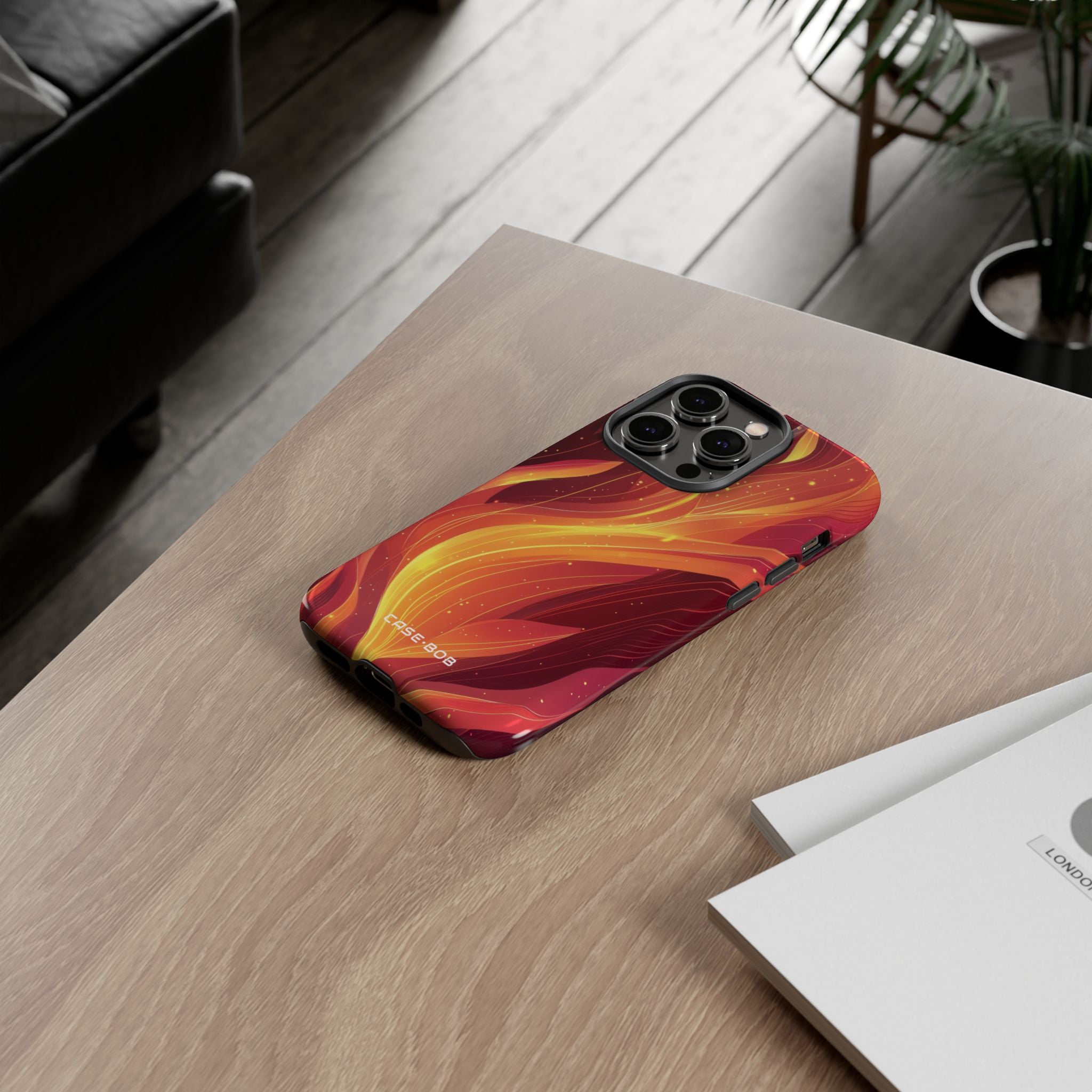 Flaming Flow iPhone 14 Pro Case - Tough