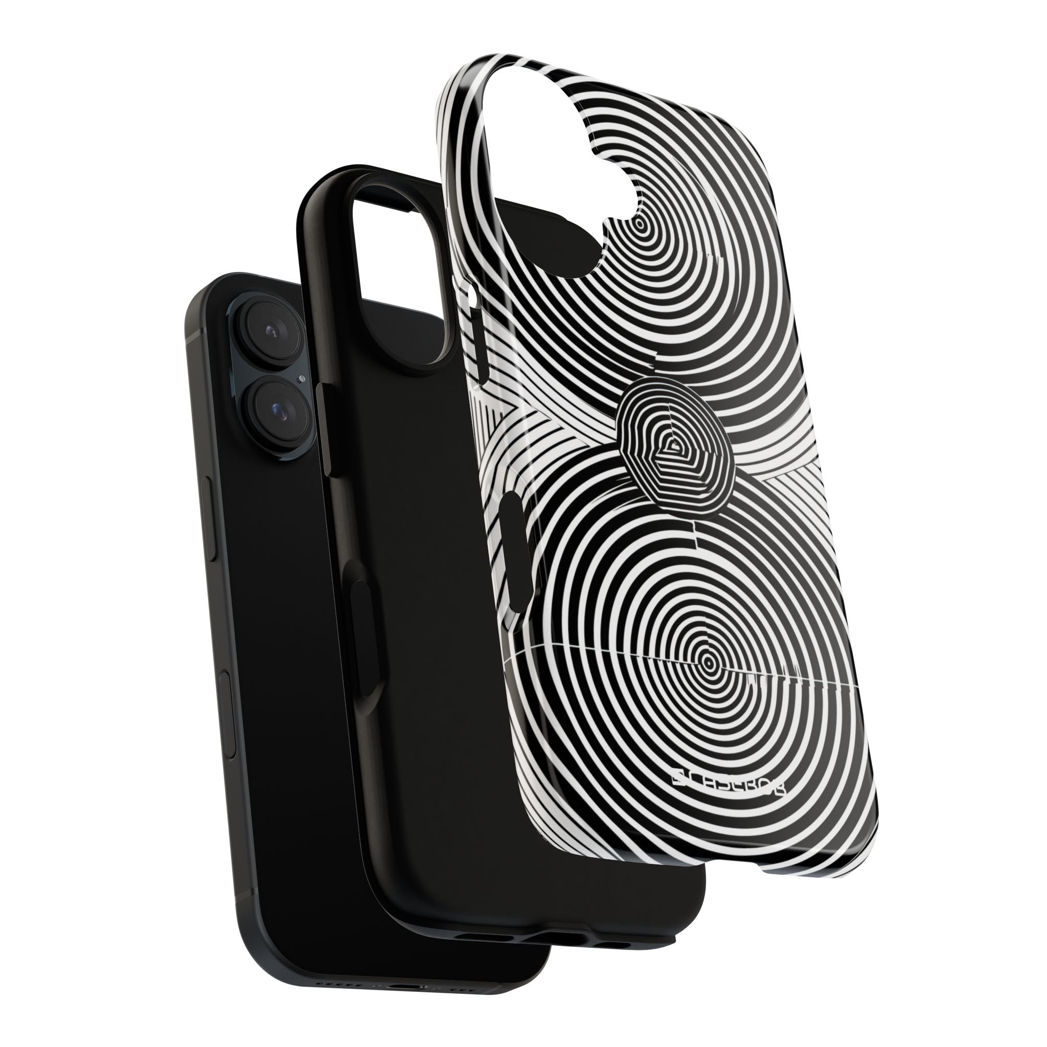 Dynamic Depth: Black and White Op-Art - for iPhone 16