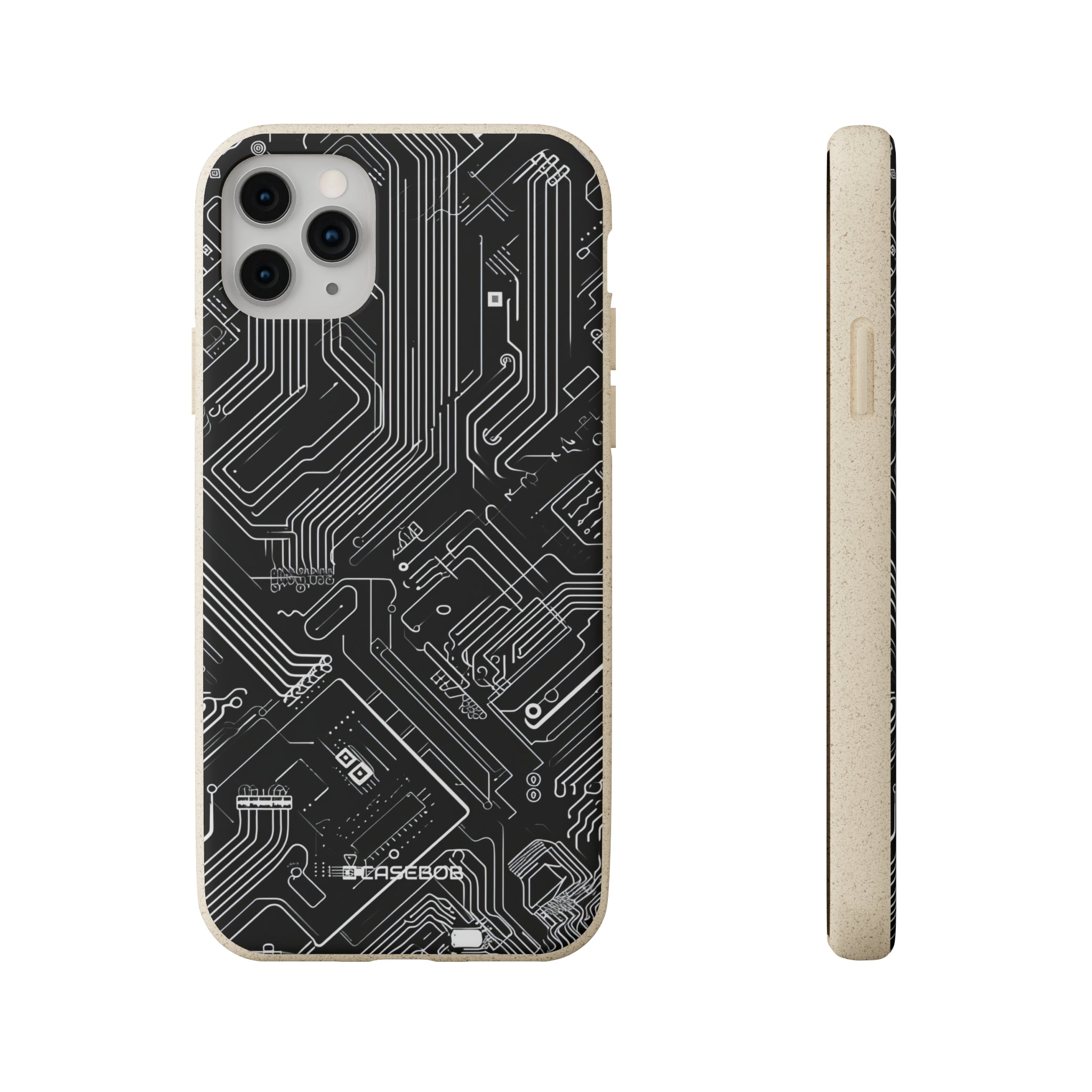 Cyber Circuitry Art | Biodegradable Phone Case