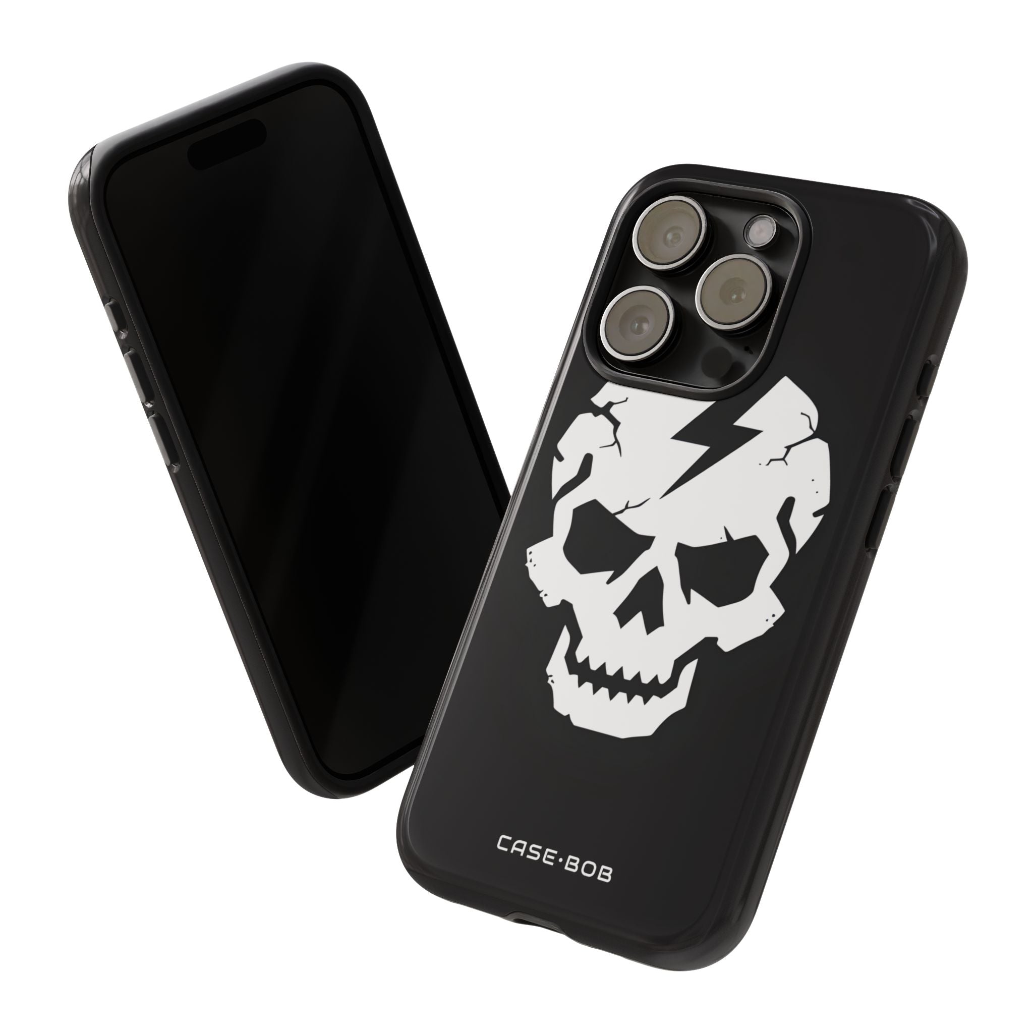 Lightning Skull iPhone 15 Pro Case - Tough