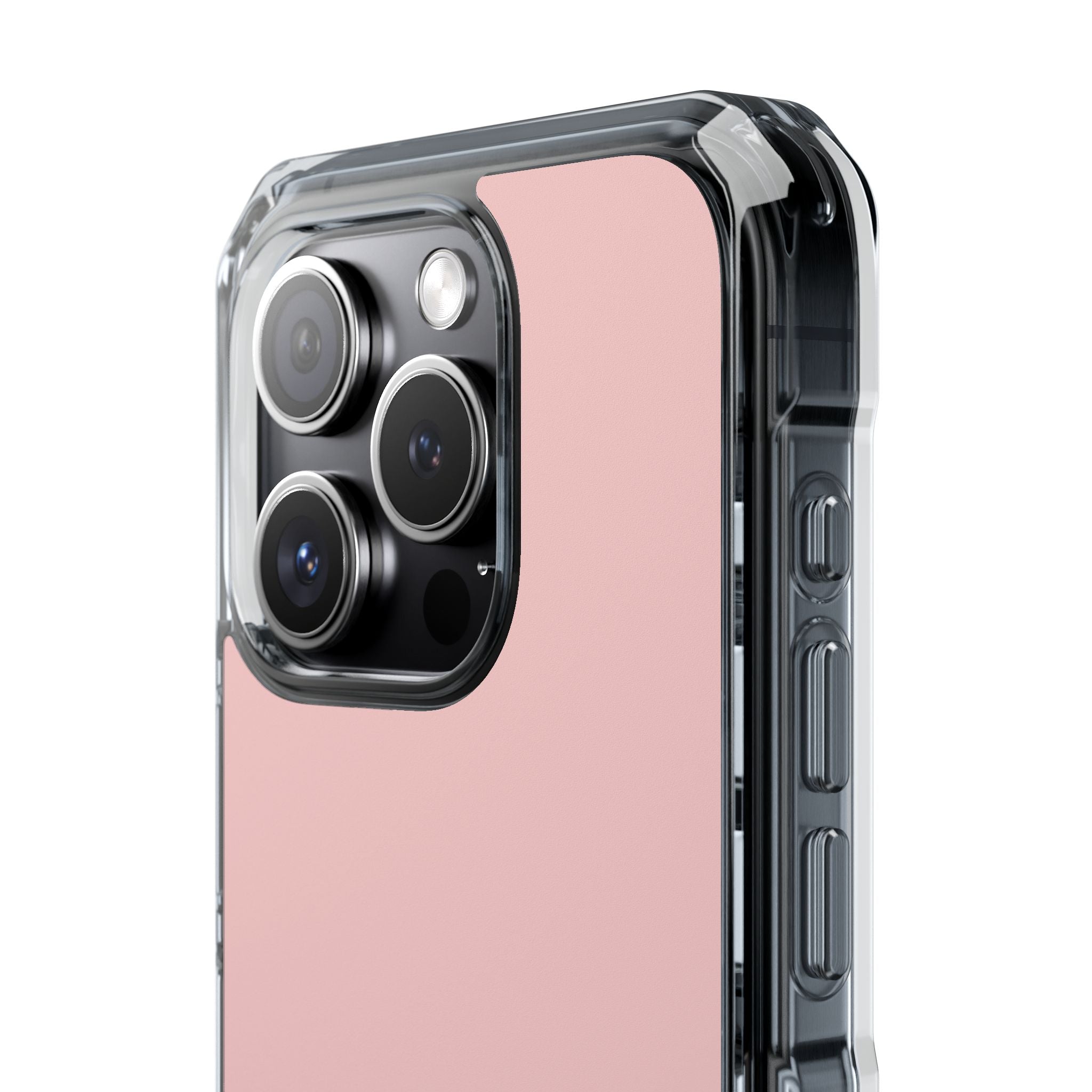 Rose Quartz F7CAC9 - Clear Impact Case for iPhone