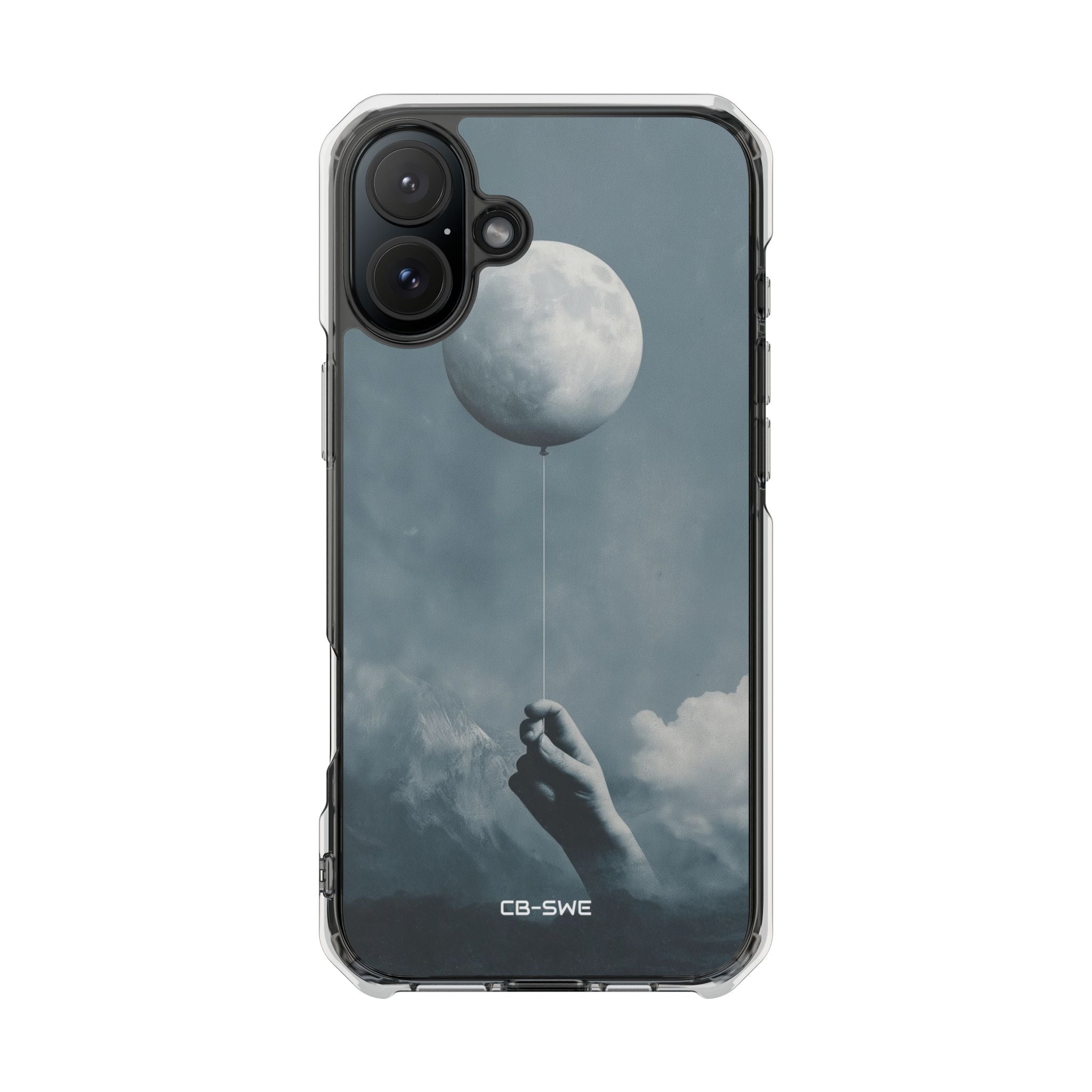 Moon Cradled Softly iPhone Case - Impact