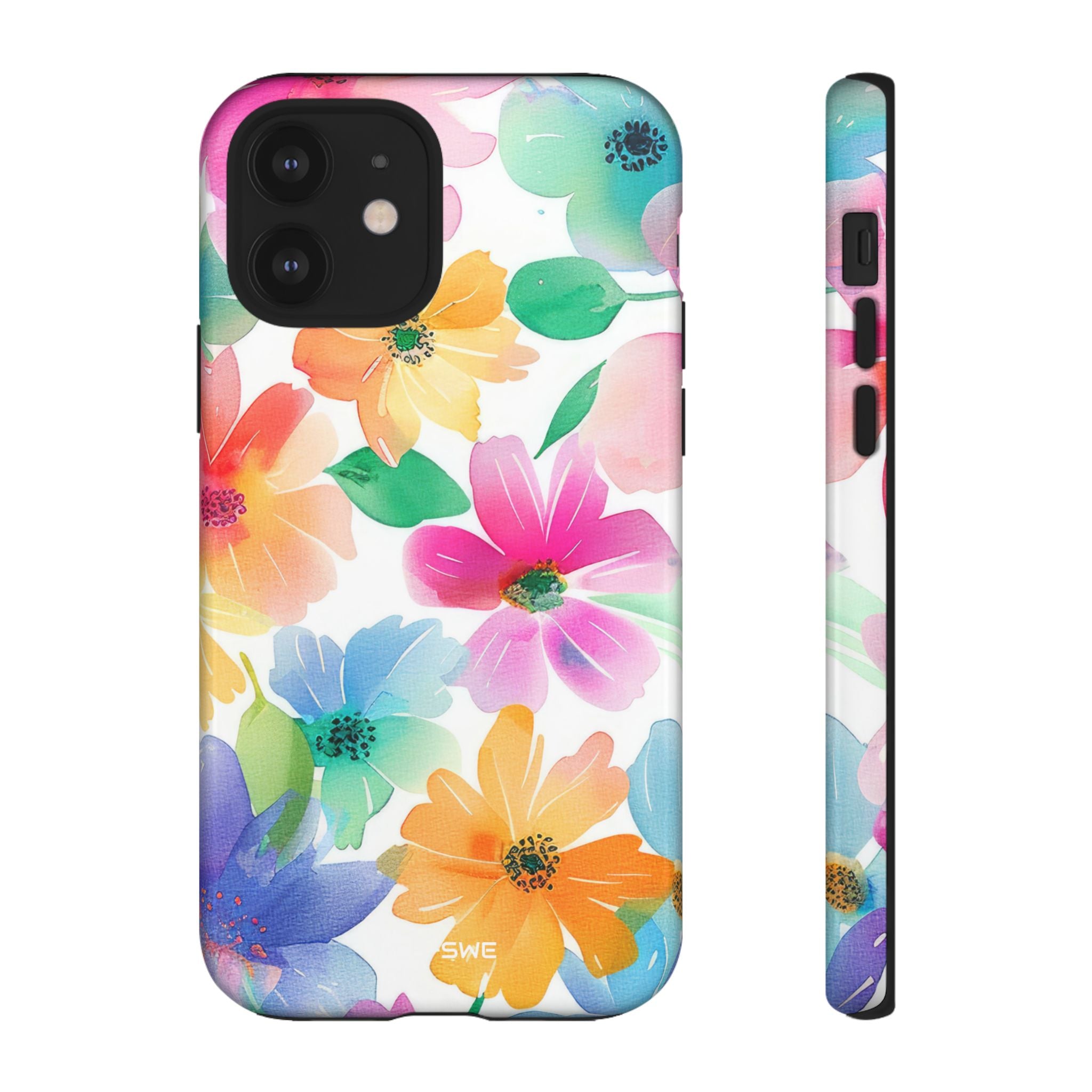 Vibrant Floral Impression - iPhone Case