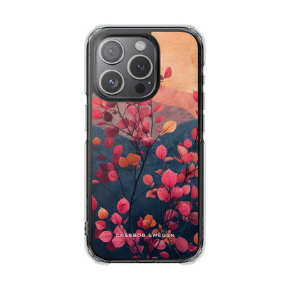 Vibrant Floral Harmony iPhone 15 - Clear Impact Phone Case