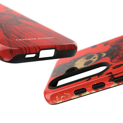 Haunting Scarlet Descent Samsung S24 - Tough Phone Case