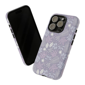 Purple Mona Leaf - Protective Phone Case