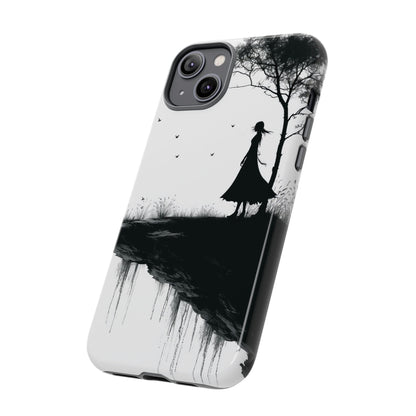 Cliffside Silhouette iPhone 14 Plus Case - Tough