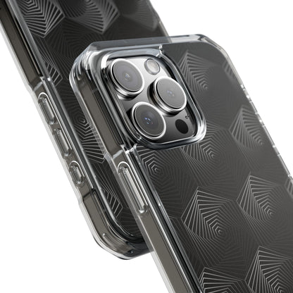 Geometric Spiral Illusion iPhone Case - Impact