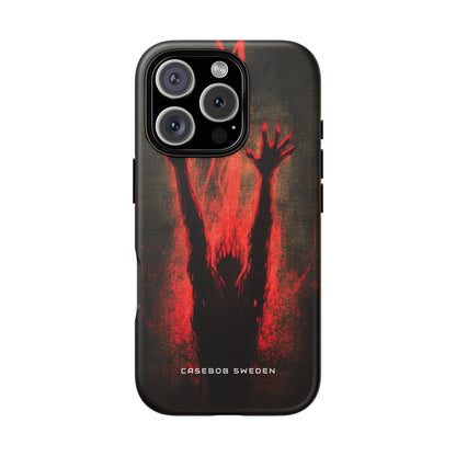 Gothic Crimson Ascension iPhone 16 - Tough Phone Case