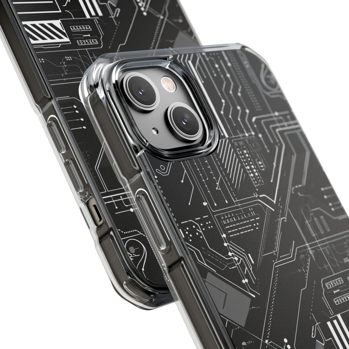 Circuit Overdrive - Phone Case for iPhone (Clear Impact - Magnetic)