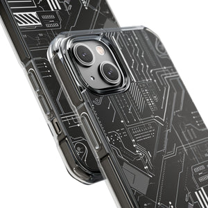 Circuit Overdrive - Phone Case for iPhone (Clear Impact - Magnetic)