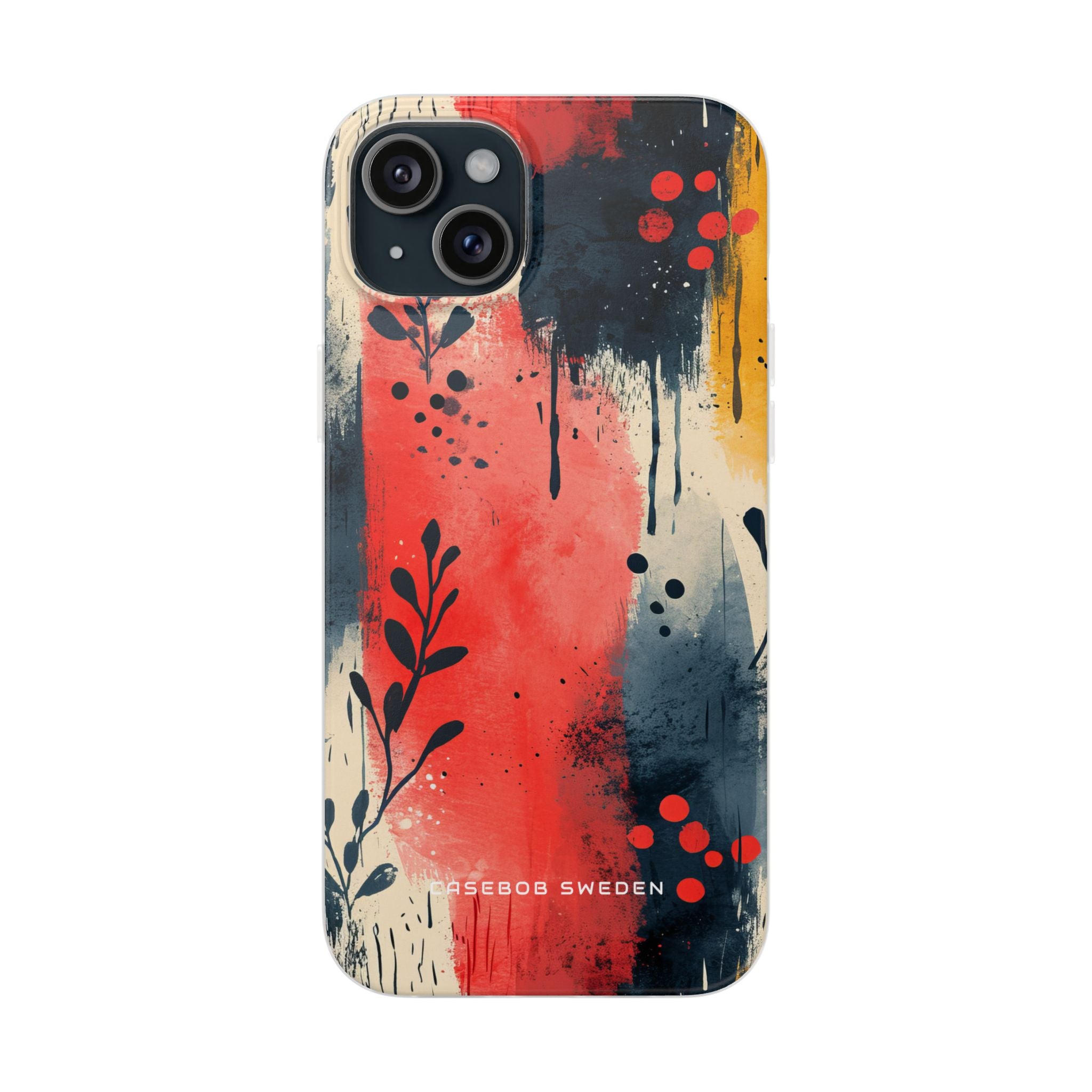 Vibrant Floral Energy iPhone 15 - Flexi Phone Case