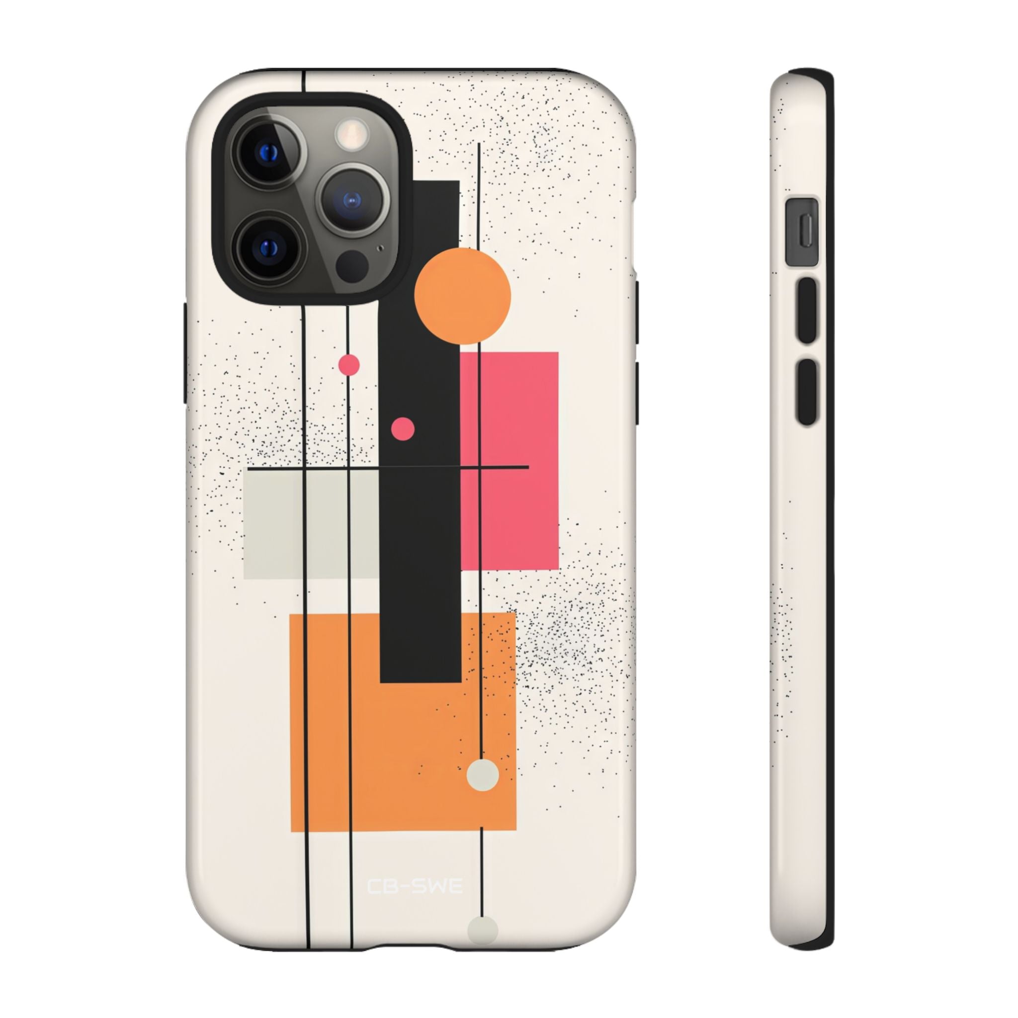 Shapes Dance Playfully - iPhone Case