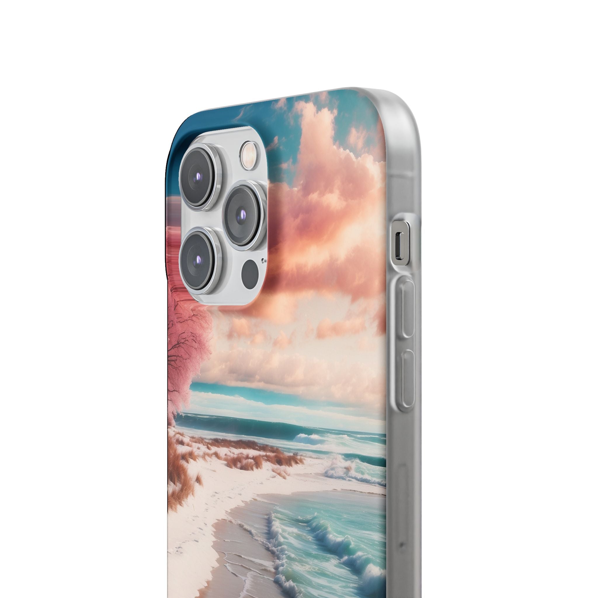 Pink Tree Breeze iPhone 14 Pro Max Case - Soft