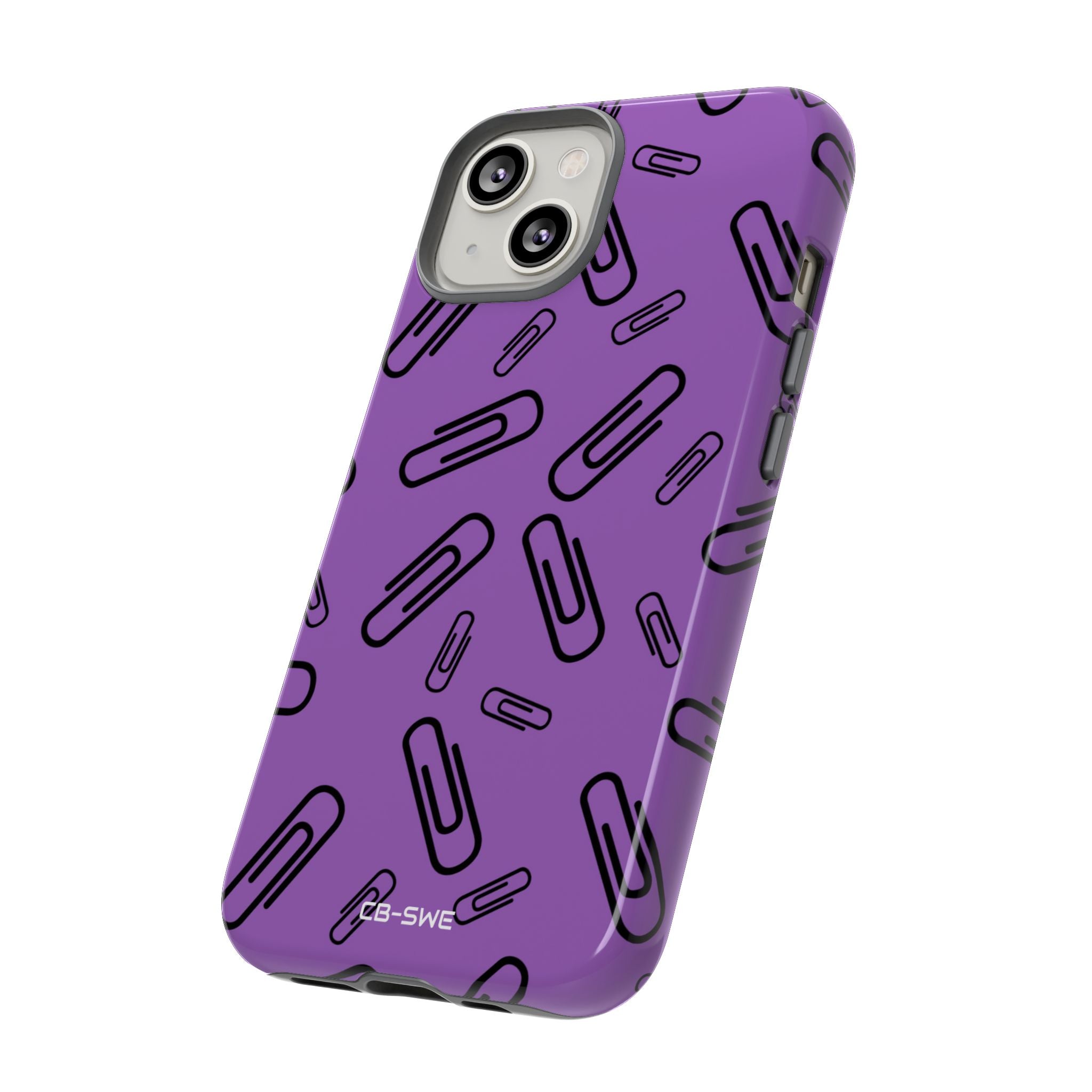 Paperclips Dance Playfully - iPhone Case