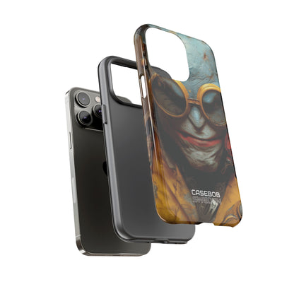 Steampunk Masked Adventurer iPhone 14 - Tough