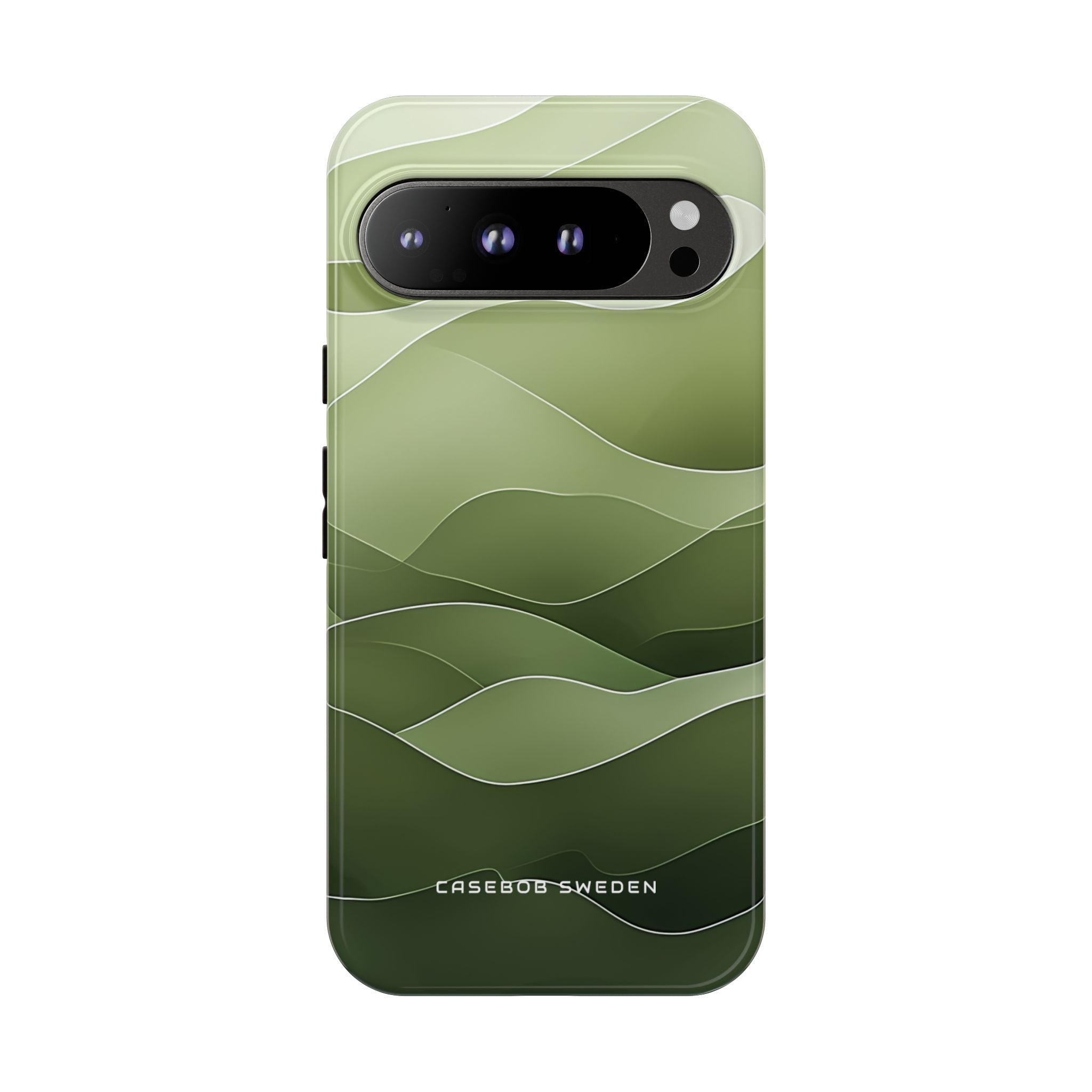 Soothing Green Waves Google Pixel 9 - Tough Phone Case