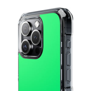 Spring Green | Phone Case for iPhone (Clear Impact Case - Magnetic)