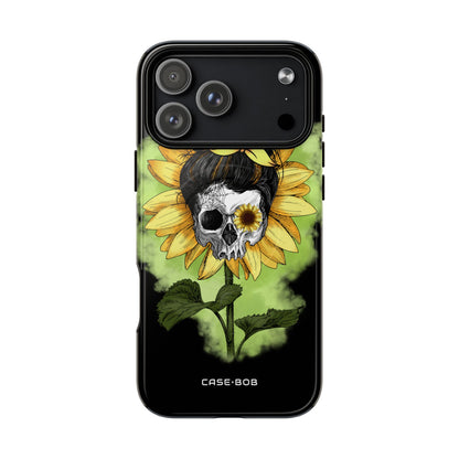 Sunflower Skull iPhone 17 Pro Max Case - Tough+