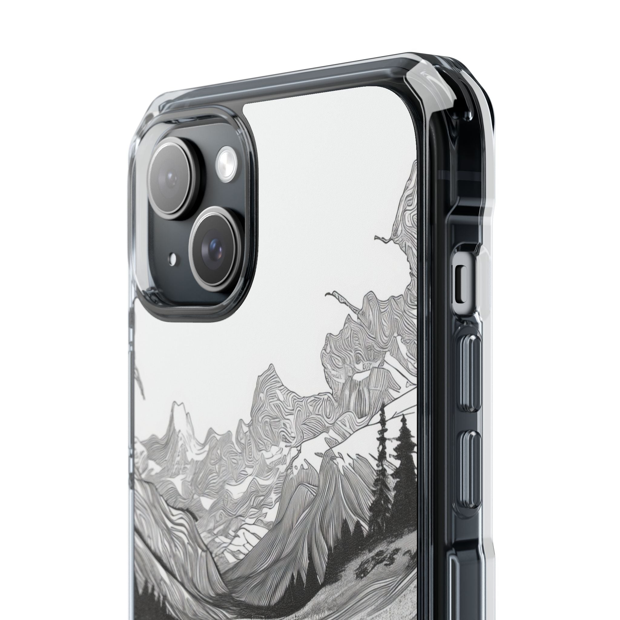 Monochrome Serenity - Phone Case for iPhone