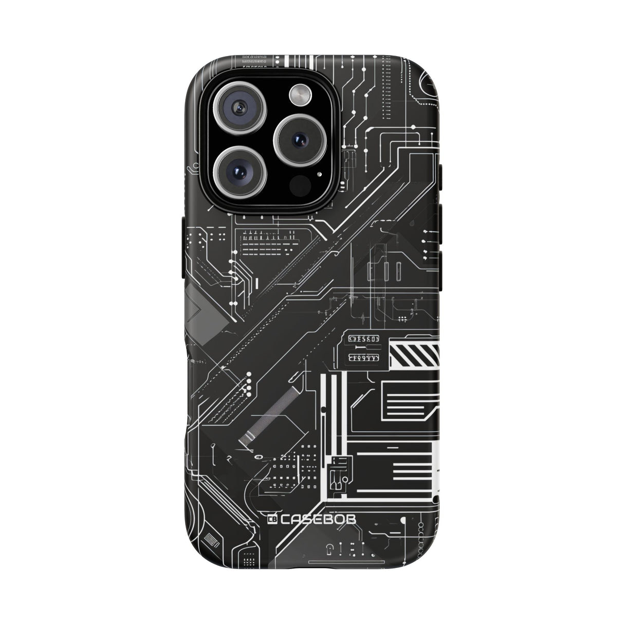 Circuitry Elegance: Futuristic Precision - for iPhone 16