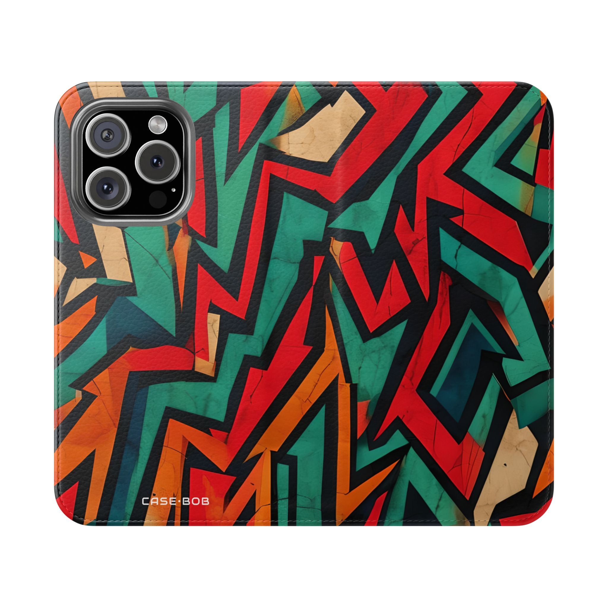 Jagged Flame - iPhone 16 Pro Case - Wallet