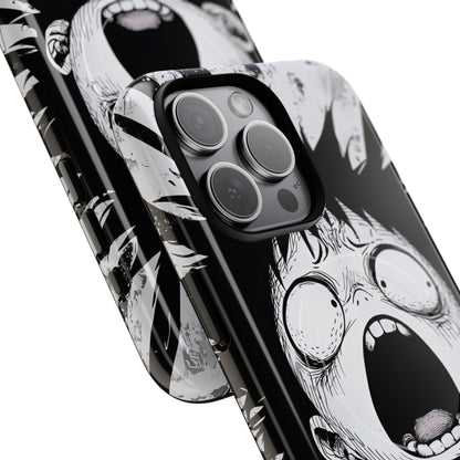 Screaming Stripes iPhone 15 Pro Max Case - Tough+