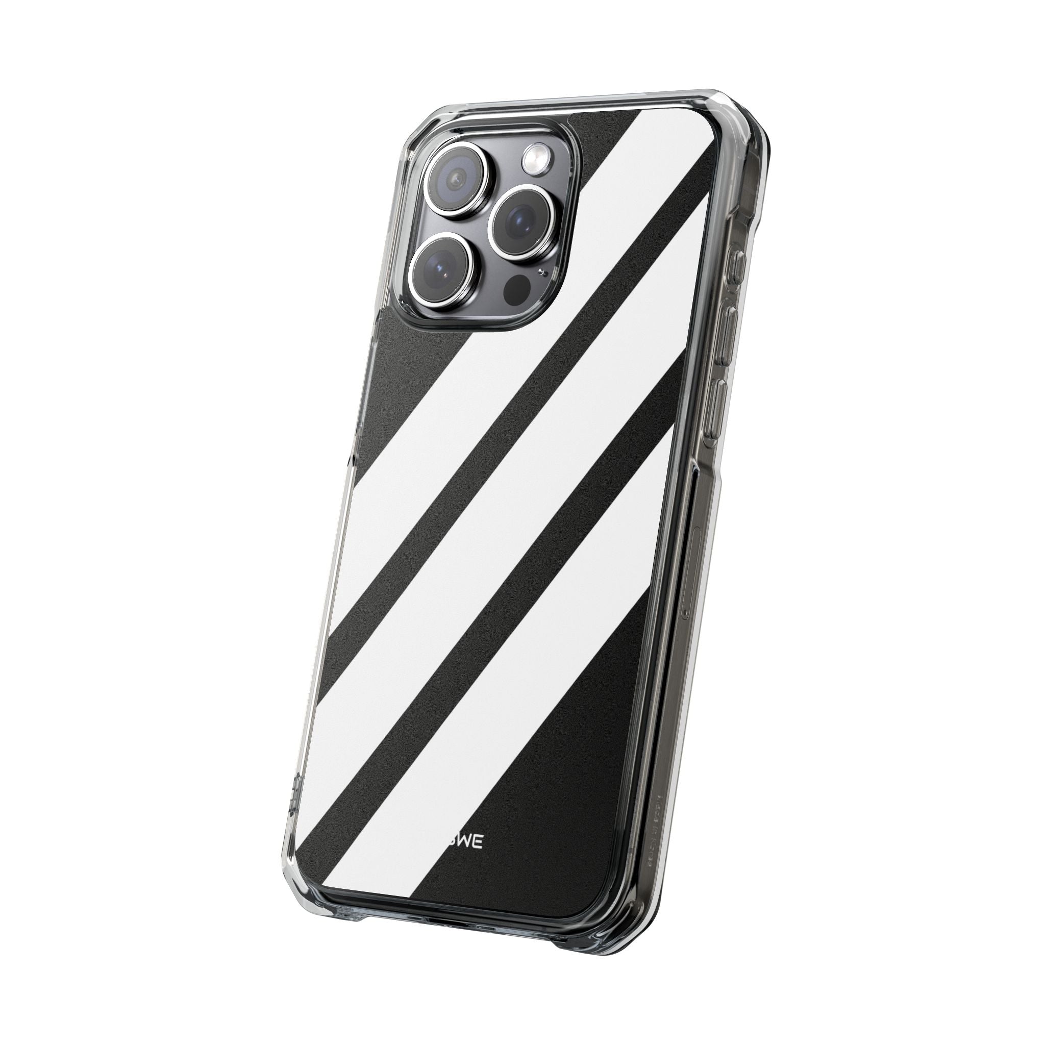 Monochrome Diagonal Symmetry iPhone Case - Impact