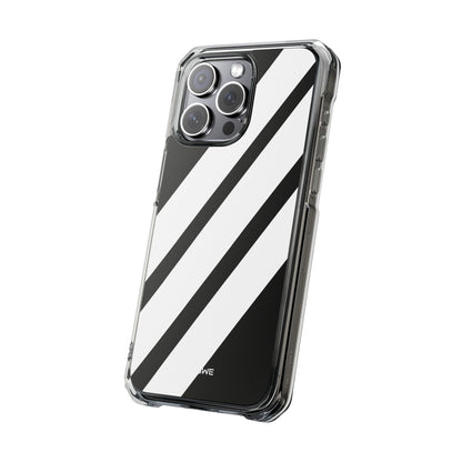 Monochrome Diagonal Symmetry iPhone Case - Impact