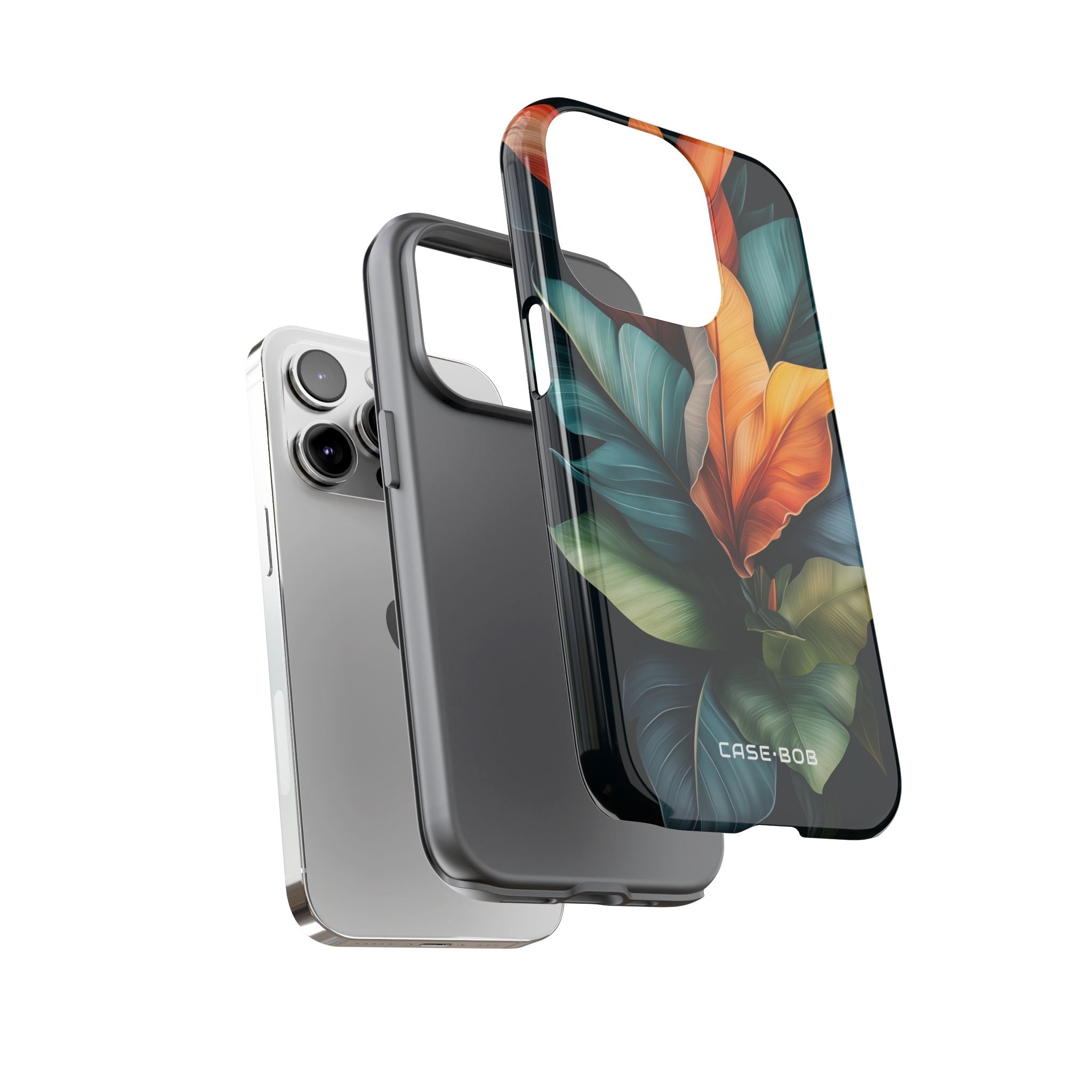 Tropical Leafburst iPhone 14 Pro Case - Tough