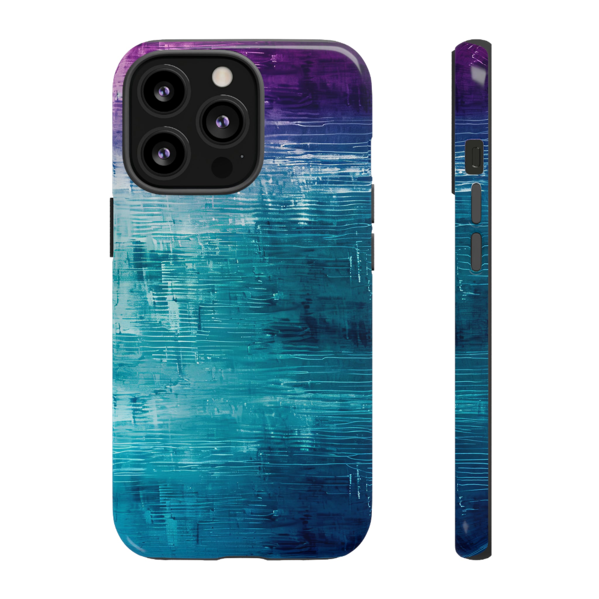 AI Fusion: Metallic Gradient - Protective Phone Case