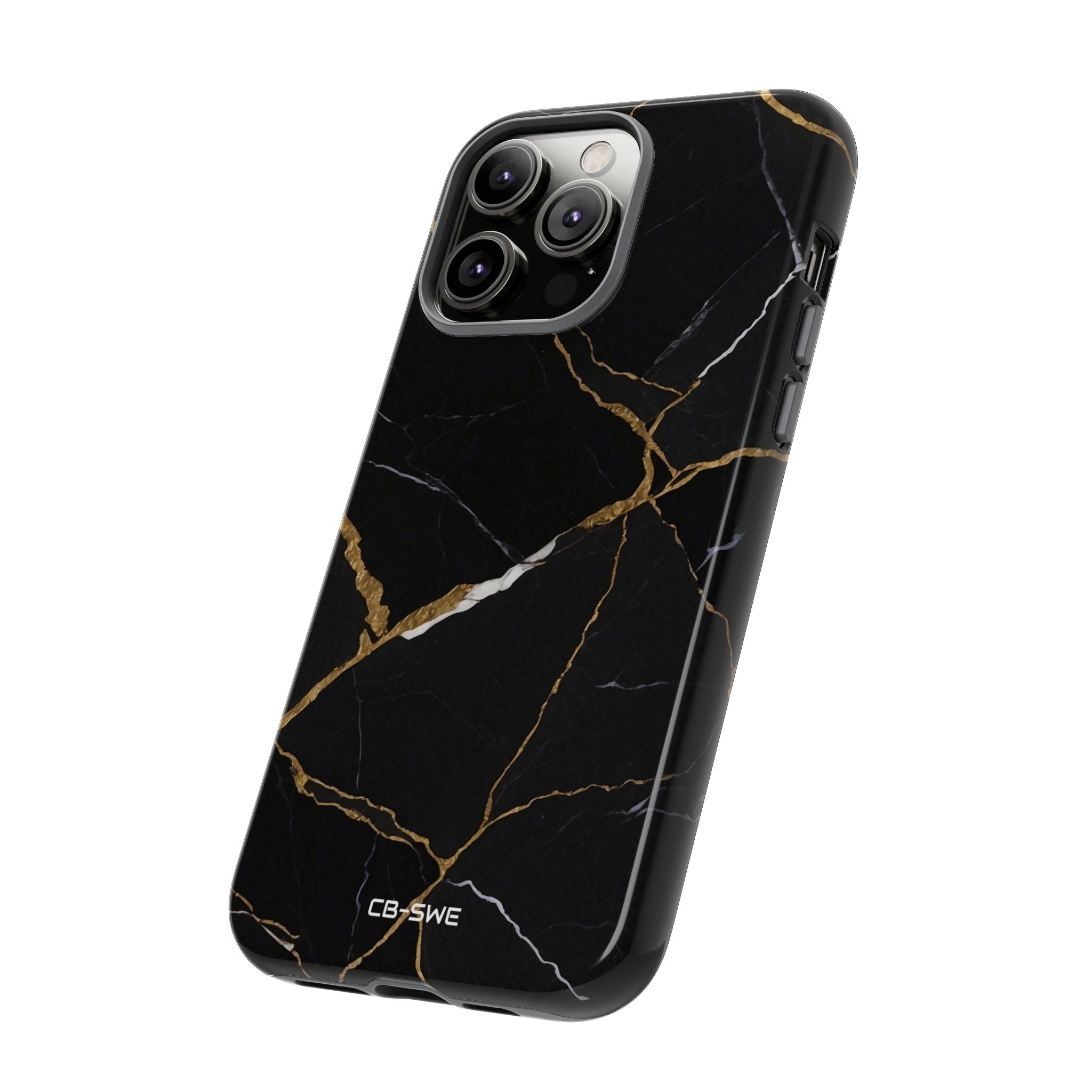 Golden Veins Emerge - iPhone Case